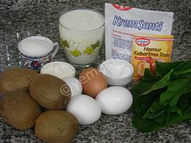 Ispanaklı Kivili Pasta